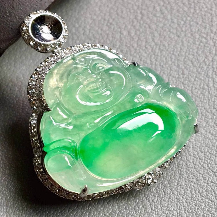 翡翠佛公/笑佛 (Jadeite Jade Laughing Buddha)