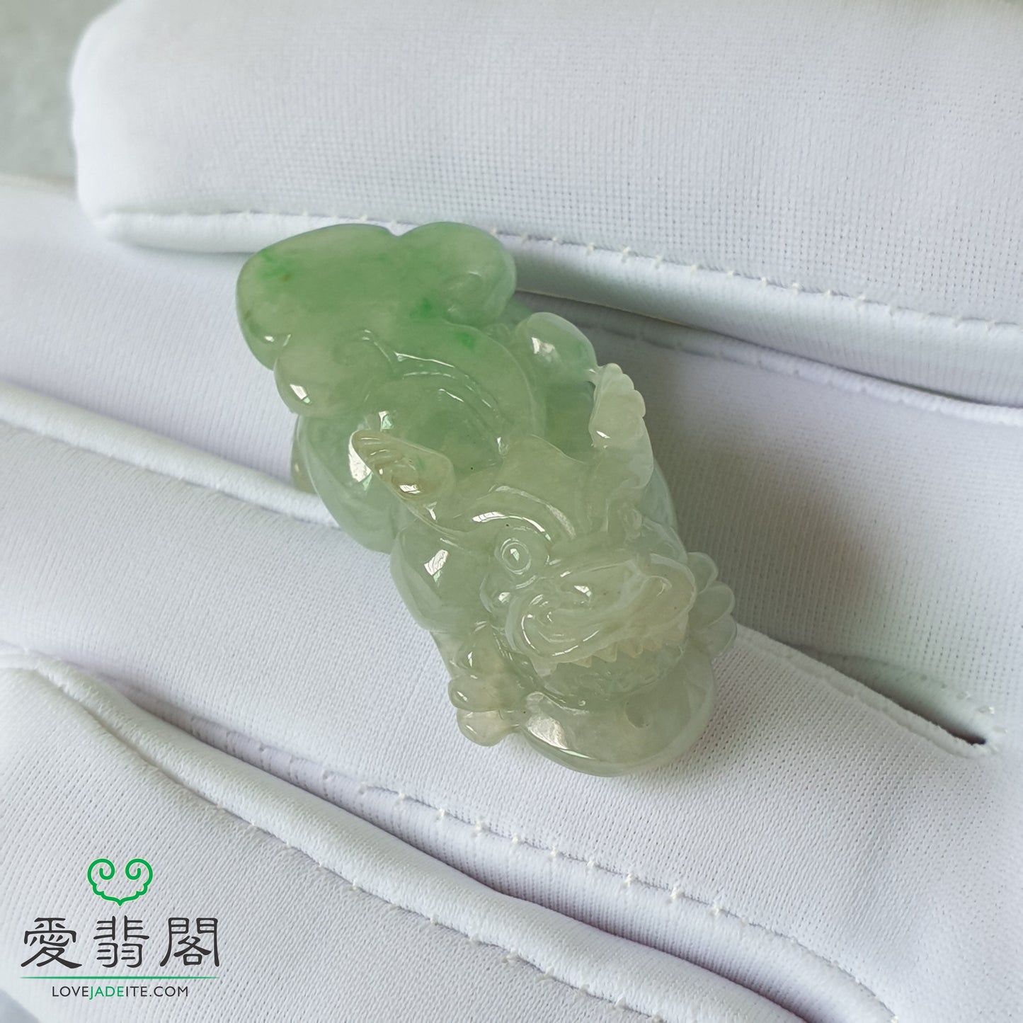 Myanmar Burma Natural Type A Green Jadeite Jade PiXiu Jewellery Pendant Singapore Pi Xiu Jewelry 缅甸天然A货绿翡翠貔貅吊坠首饰 Singapore Jadeite Jade Love Jadeite 爱翡阁新加坡翡翠