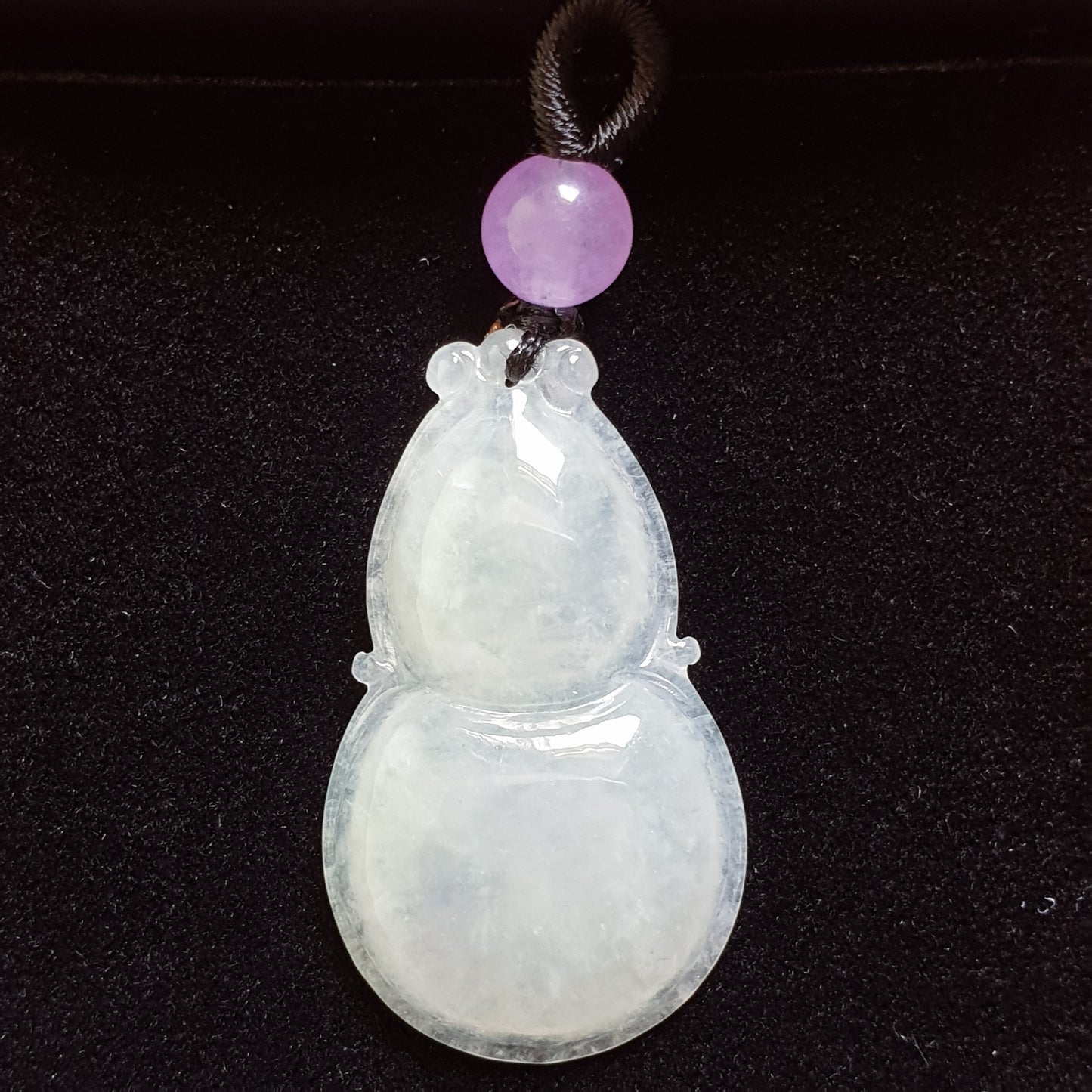 糯种葫芦翡翠吊坠 (Type A Jadeite Jade Gourd Pendant) PGD29681