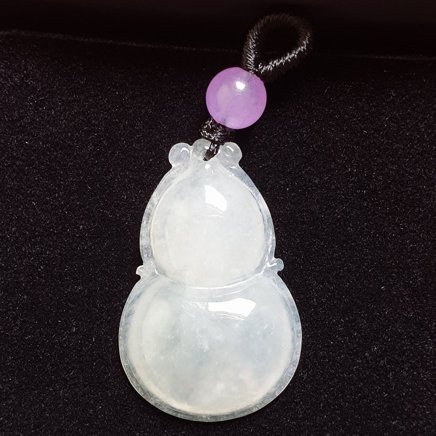 糯种葫芦翡翠吊坠 (Type A Jadeite Jade Gourd Pendant) PGD29683