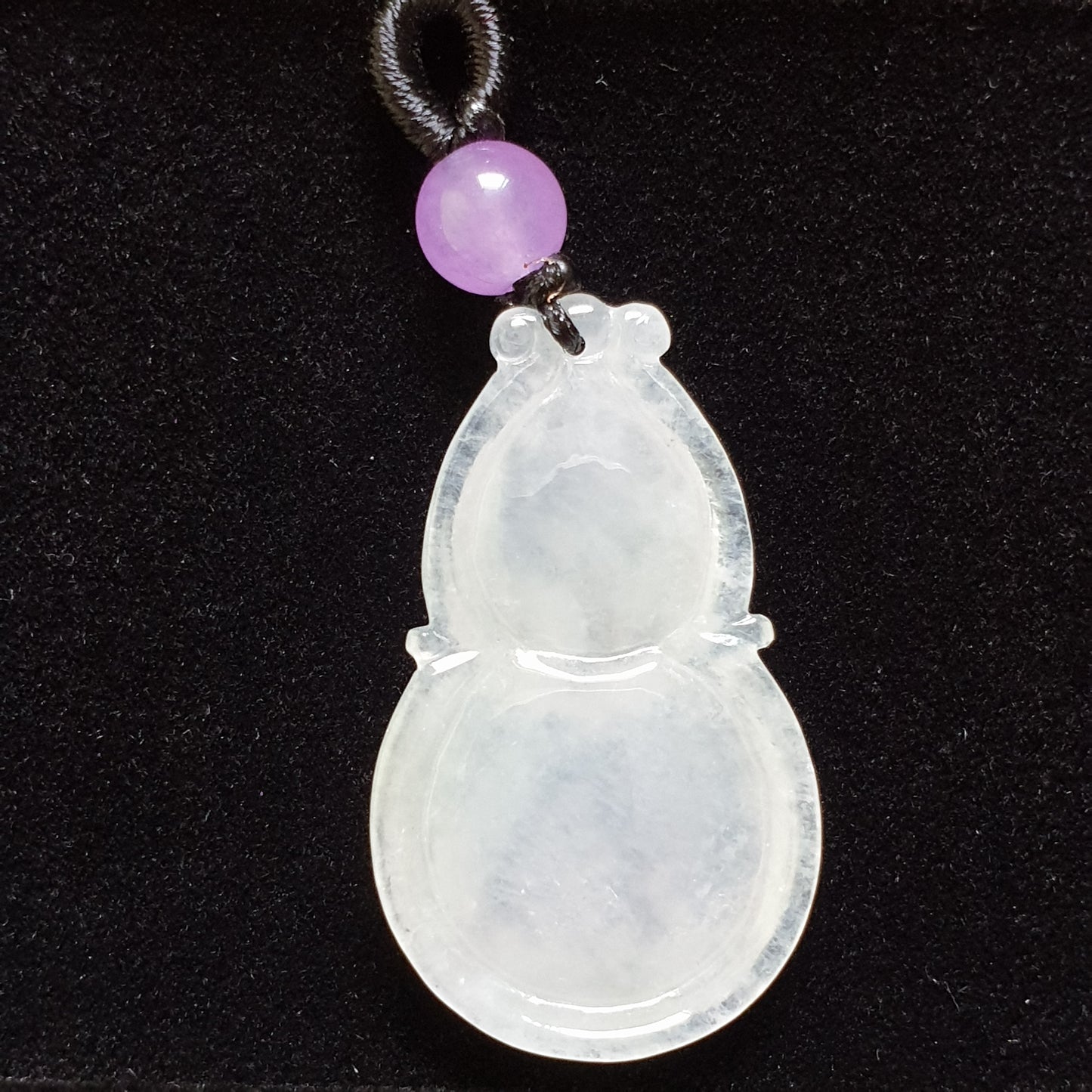 糯种葫芦翡翠吊坠 (Type A Jadeite Jade Gourd Pendant) PGD29686