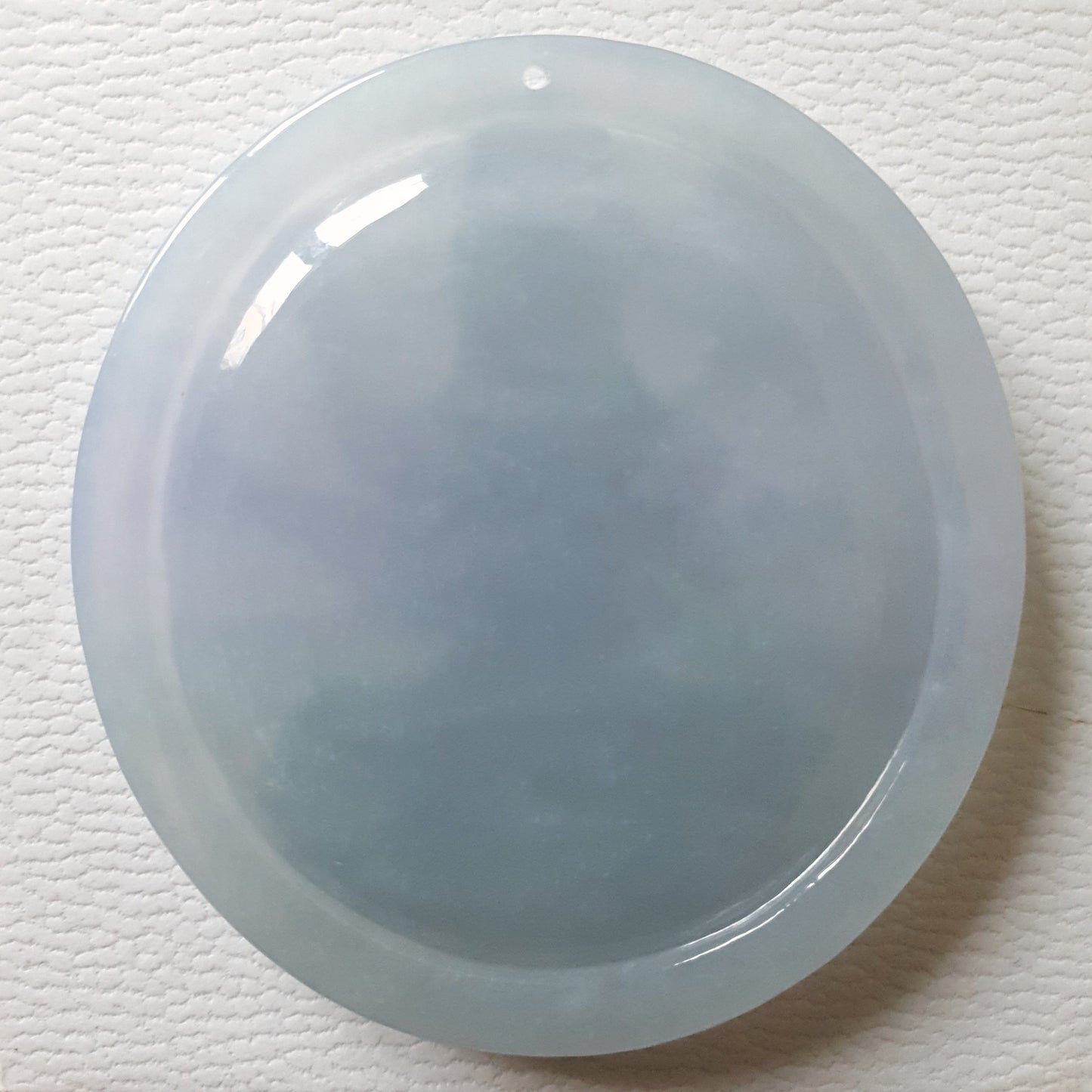 紫罗兰淡绿观音翡翠吊坠 (Type A Lavender with Green Jadeite Jade GuanYin Pendant) PGY79212